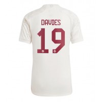 Fotbalové Dres Bayern Munich Alphonso Davies #19 Alternativní 2023-24 Krátký Rukáv